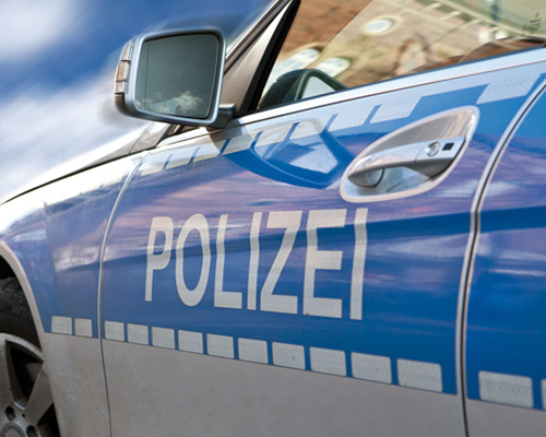 Reflexfolie-polizeiauto